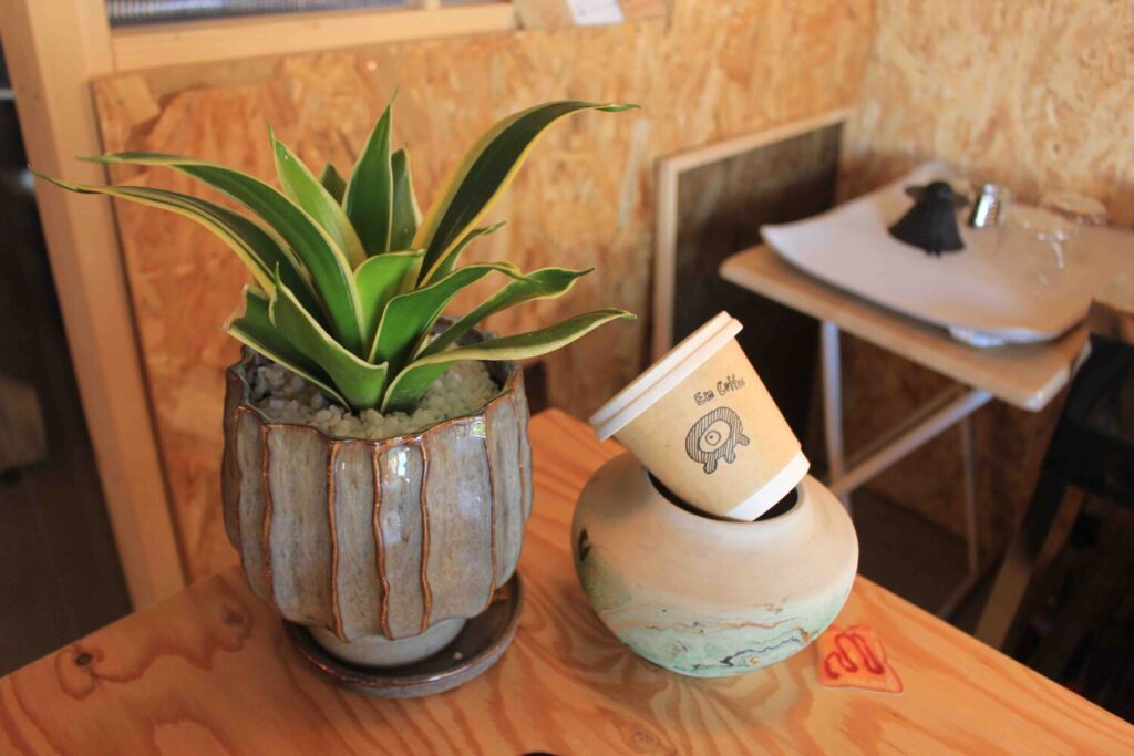 Em Coffee@丸亀の店内の様子